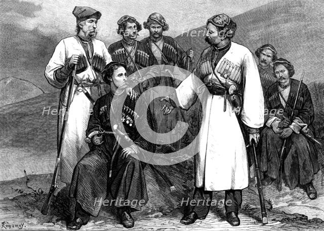 Immeritians of the Caucasus, 1873. Creator: W. H..