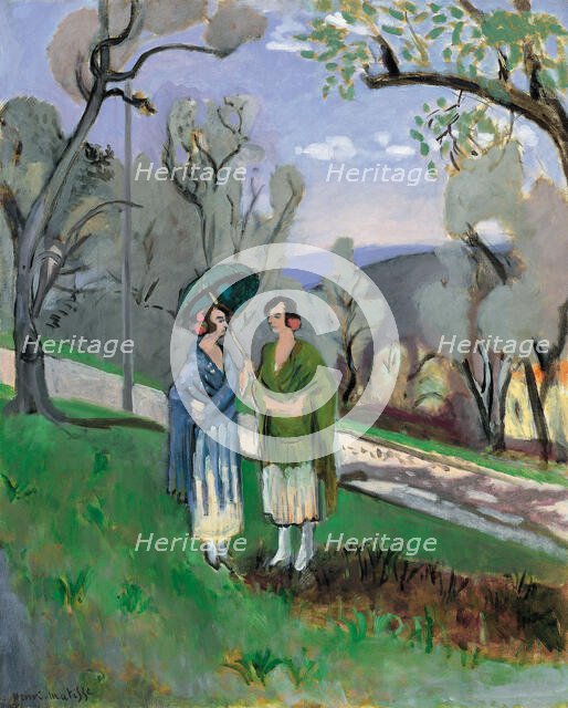 Conversation under the Olive Trees, 1921. Creator: Henri Matisse.