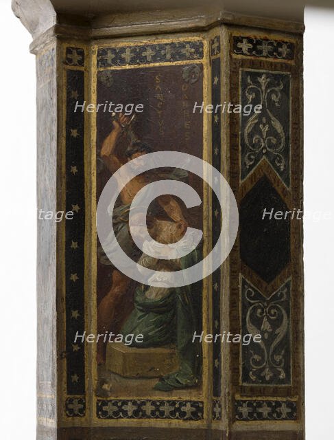 Maquette du décor de la chapelle des Morts (dite chapelle des Ames) église Notre-Dame..., c.1836. Creator: Merry Joseph Blondel.