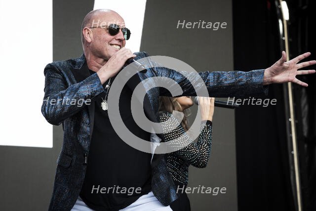 Glenn Gregory, Heaven 17 live at Heritage Live, Audley End House, Essex, Aug 2023. Creator: Annapaola Marchesani.