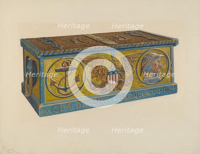 Sea Chest, 1935/1942. Creator: Rolland Livingstone.