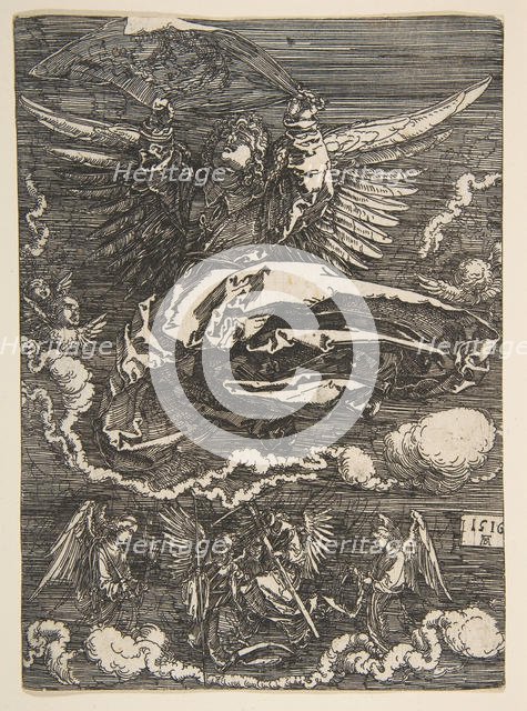 The Sudarium Held by One Angel, 1516. Creator: Albrecht Durer.