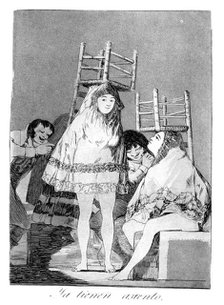 'They've already got a seat', 1799. Artist: Francisco Goya