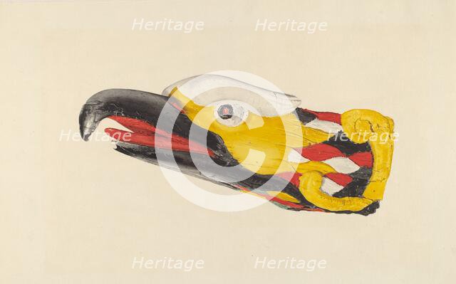 Billet Head: Eagle, c. 1939. Creator: Dorothy Van Dunker.
