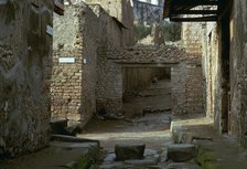Street scene in Pompeii, 1st century. Artist: Unknown