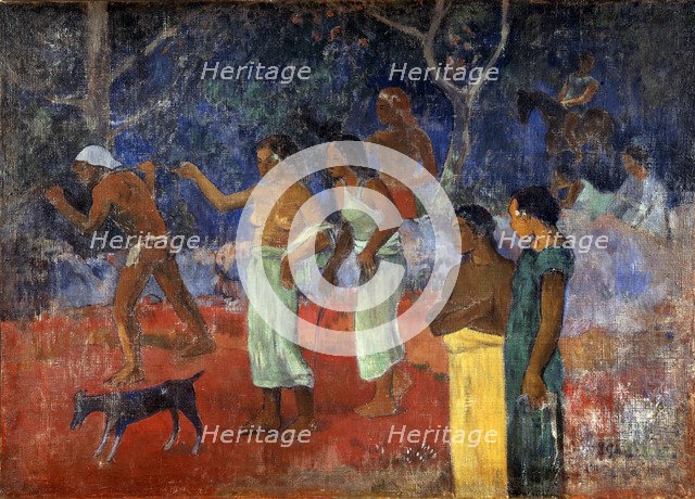 'Scene from Tahitian Life', 1896.  Artist: Paul Gauguin