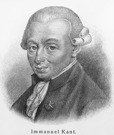 Portrait of Immanuel Kant (1724-1804). Artist: Anonymous  