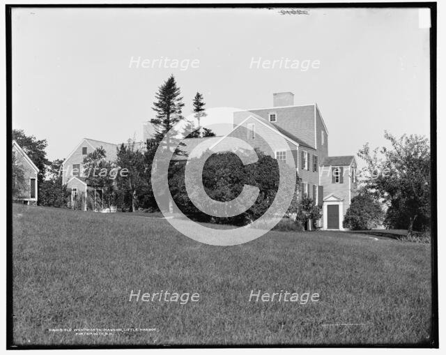 Old Benning Wentworth Mansion, Little Harbor, Portsmouth, N.H., c1901. Creator: Unknown.