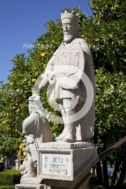 John II, Stairs of the Kings, Garden of the Episcopal Palace, Castelo Branco, Portugal, 2009.  Artist: Samuel Magal