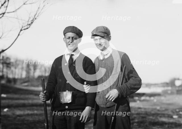 B.M. Higginson Jr., Nat'l champion Kahler [guns], between c1910 and c1915. Creator: Bain News Service.