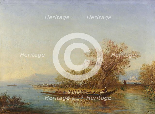 L'Embouchure du Bosphore, between 1880 and 1890. Creator: Felix Francois Georges Philibert Ziem.