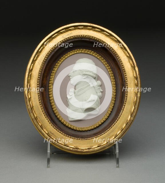 Plaque with Portrait of George Augustus Frederick, Burslem, c. 1790. Creator: Wedgwood.