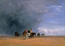 Crossing the Sands, 1848.  Creator: David Cox the elder.