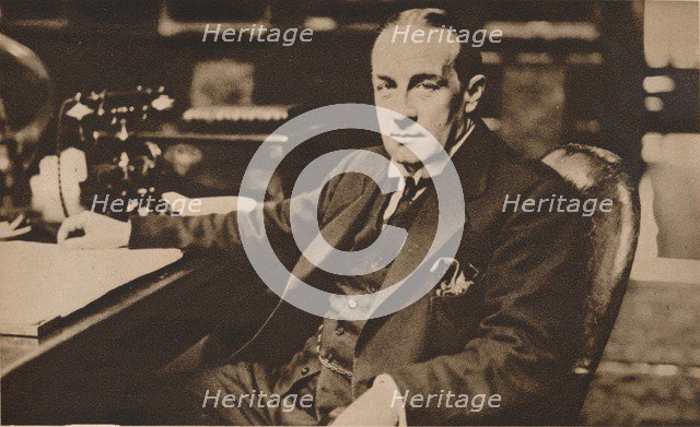 Stanley Baldwin, newly elected Prime Minister of the United Kingdom, May 1923 (1935).  Artist: Unknown.