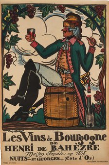 Les Vins de Bourgogne, c1916. Creator: Arnoux, Guy (1886-1951).
