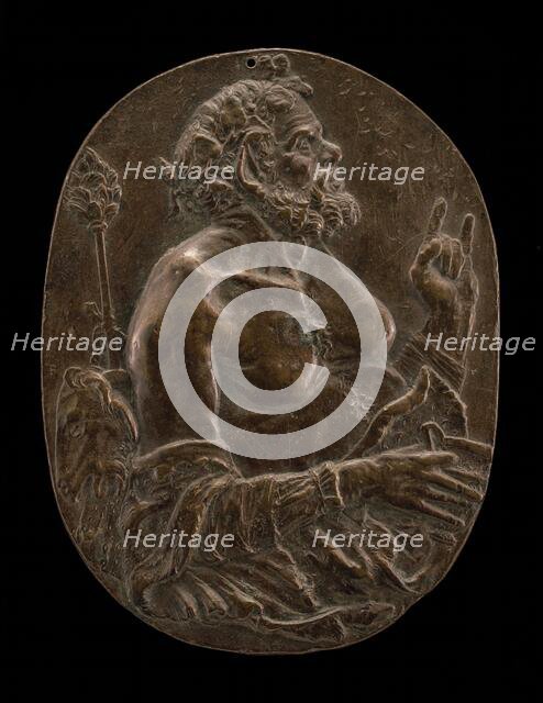 A Satyr, late 15th or early 16th century. Creator: Master of the Martelli Mirror.