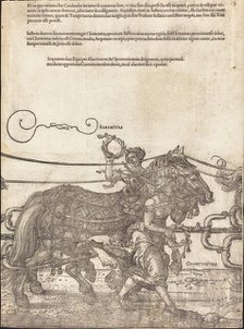 The Triumphal Chariot of Maximilian I (The Great Triumphal Car) [plate 4 of 8], 1523 (Latin ed.). Creator: Albrecht Durer.