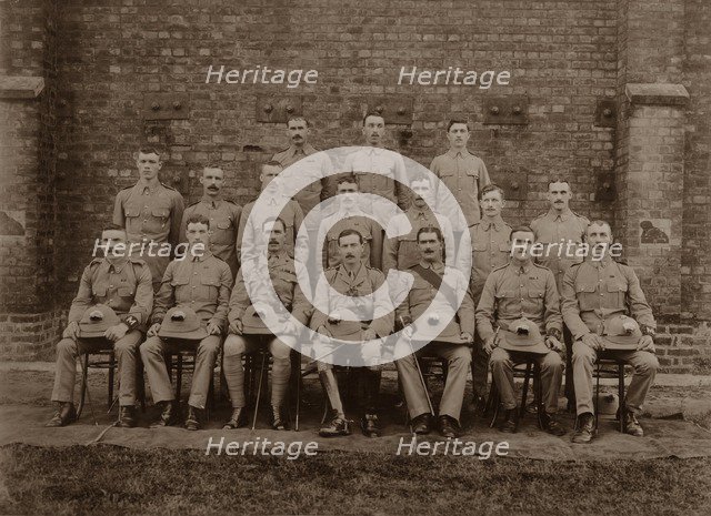 The Regimental Police of the 1st Royal Munster Fusiliers, Rangoon, Burma, 1913. Artist: Unknown