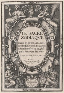 Title Page, 1603. Creator: Leonard Gaultier.