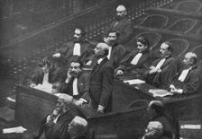 'Le defaitisme et les grands proces; le proces Caillaux; M Caillaux en Haute-Cour..., 1920. Creator: Unknown.