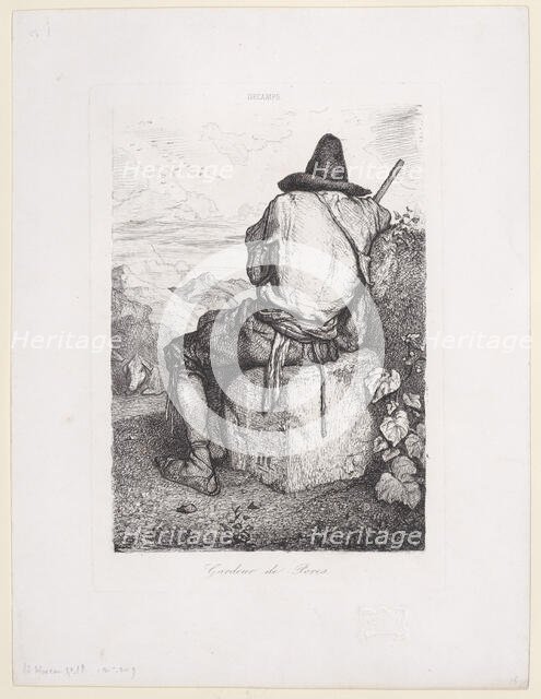 Pig Keeper, 1843. Creator: Alexandre Gabriel Decamps.