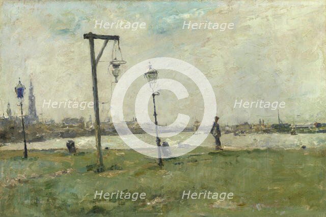 A View of Antwerp, c1880-1900. Creator: Pieter Verhaert.
