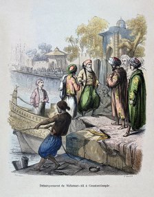 'Mahomet Ali Arriving in Constantinople', c1847.  Artist: Jean Adolphe Beauce