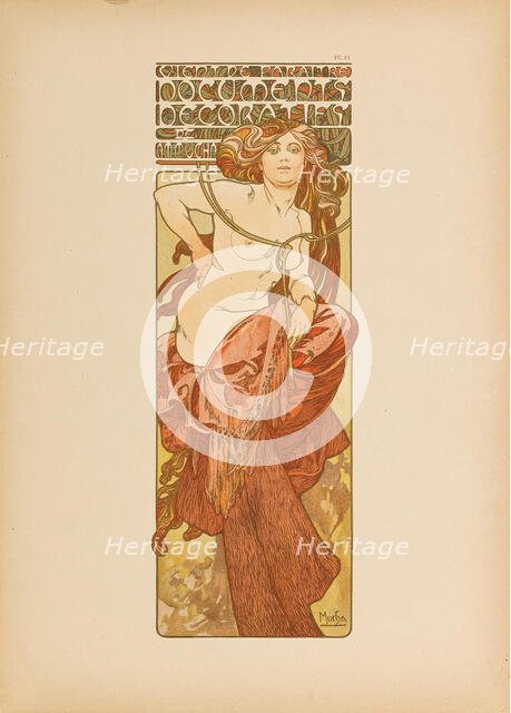 Documents Décoratifs, 1902. Creator: Mucha, Alfons Marie (1860-1939).