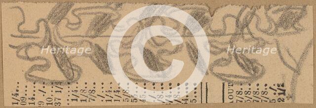 Study for a Border Design, 1890/1897. Creator: Charles Sprague Pearce.