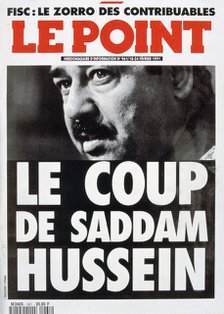 Front cover of Le Point, Febuary 1991. Artist: Unknown