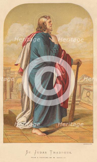 'St. Judas Thaddeus', mid-late 19th century. Creator: Wilhelm Kandler.