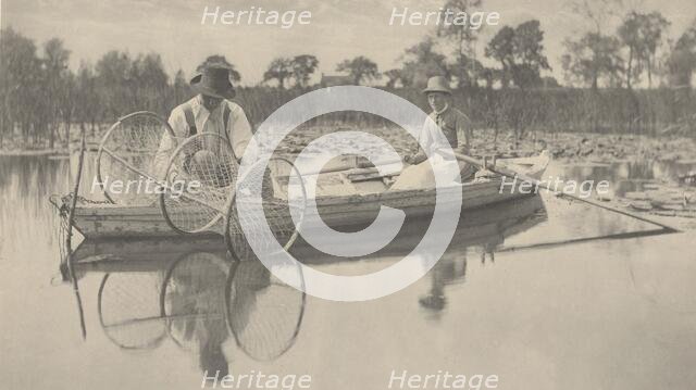 Setting the Bow-Net, 1886. Creators: Dr Peter Henry Emerson, Thomas Frederick Goodall.