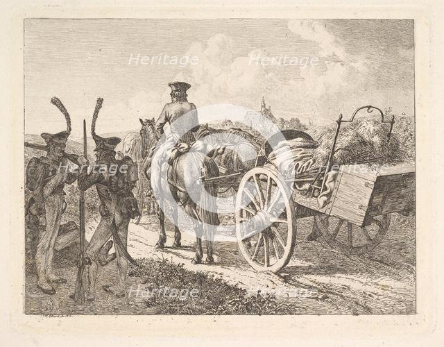 A Russian Mobile Forge, 1815. Creator: Johann Christian Erhard.