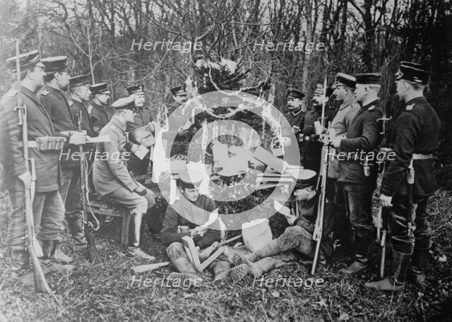 German soldier's Christmas, between 1914 and c1915. Creator: Bain News Service.
