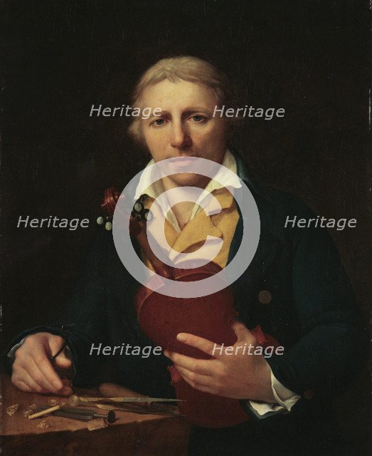 Portrait of the violin maker Nicolas Lupot (1758-1824), 1805.