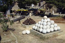 Cannon balls, North Cyprus.