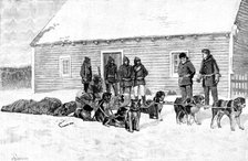 Lord Lonsdale’s Travels in North America: Oxford House, between Norway House and York Factory, 1890. Creator: Unknown.