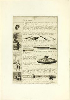 Page one, from Letter on the Elements of Etching, 1864. Creator: Adolphe Martial Potemont.
