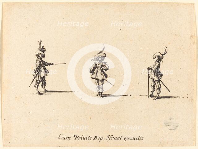 Unarmed Drill, 1634/1635. Creator: Jacques Callot.