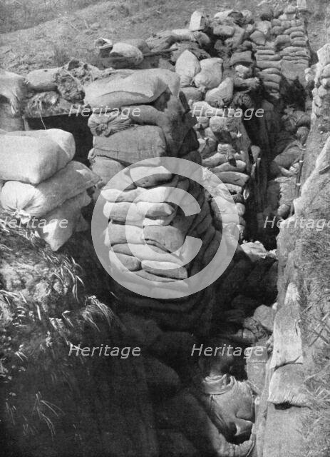 'Le labyrinthe; repaire profond comme un tombeau de beaucoup de ses defenseurs,' 1915. Creator: Unknown.