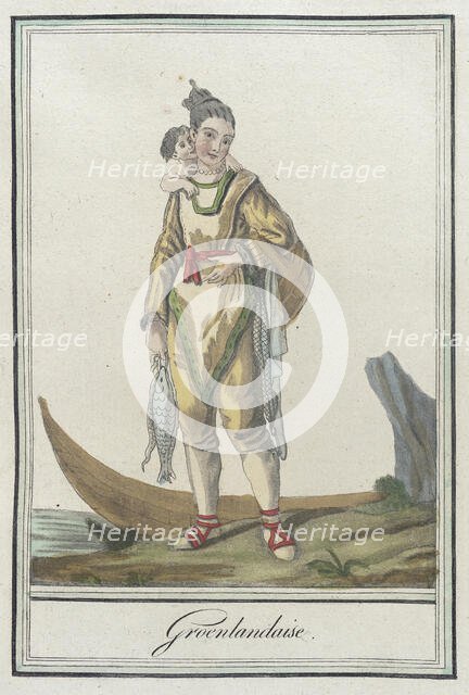 Costumes de Différents Pays, 'Groenlandaise', c1797. Creators: Jacques Grasset de Saint-Sauveur, LF Labrousse.