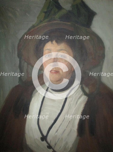 Anna Hofman-Uddgren (1868-1947), late 19th-early 20th century. Creator: Aron Gerle.