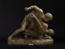 The Wrestlers, c18th century. Creator: Unknown.