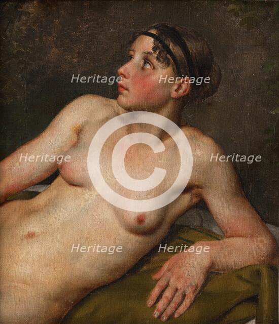 Reclining Female Nude, 1811. Creator: CW Eckersberg.