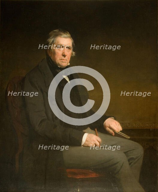 Portrait of David Cox (1783-1859). Creator: John Watson-Gordon.