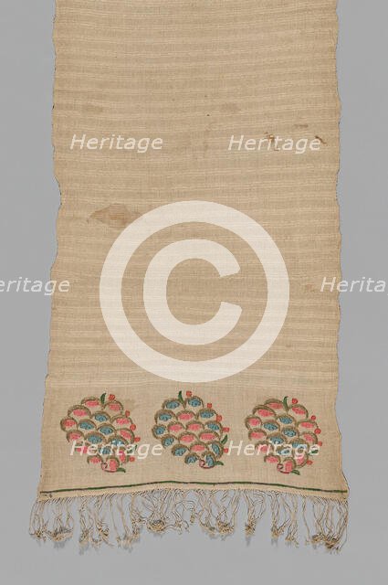 Towel, Turkey, 19th century. Creator: Unknown.
