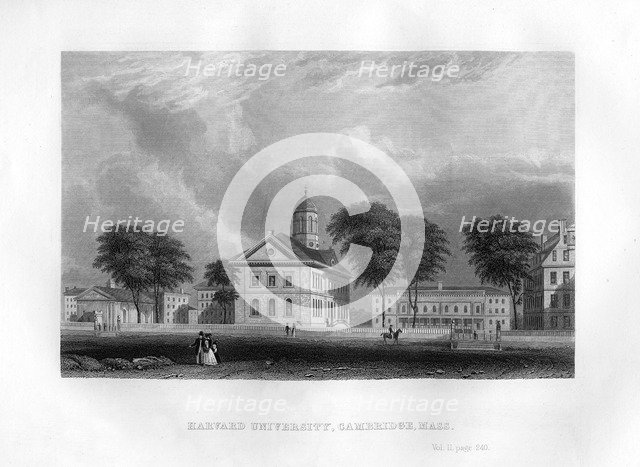 Harvard University, Cambridge, Massachusetts, 1855. Artist: Unknown