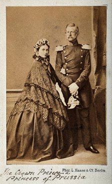 Victoria (Vicky) Adelaide Louise, Princess Royal of England and later Empress..., c1860s. Creator: L. Haase & Company.