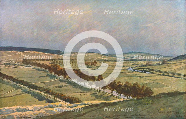 'Les Cotes de Meuse; Saint-Mihiel et la boucle de la Meuse', c1915. Creator: Francois Flameng.