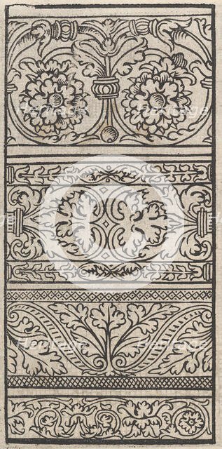 Page from Ein new kunstlich Modelbuch...(Page 11v), 1544., 1544. Creator: Peter Quentel.